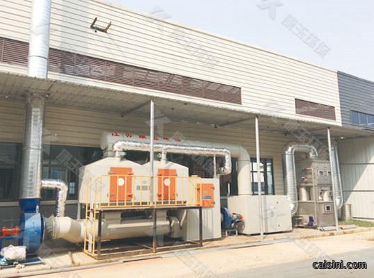 江西丰城格林美再生资源大市场16套催化燃烧设备